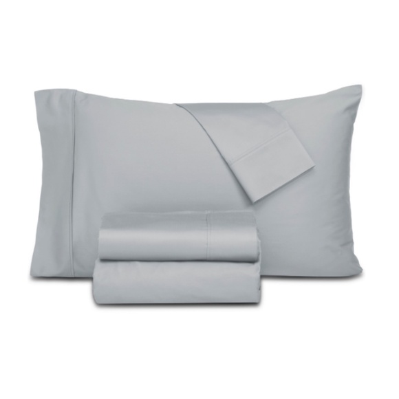 Everyday Home Trident 300 Thread Count 100% Cotton 4-Pc. Sheet Set, King - White - Picture 8 of 14